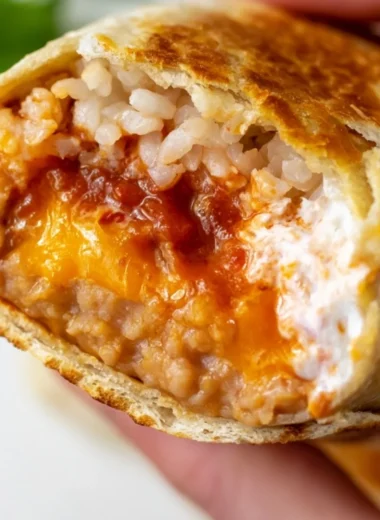 Delicious cheesy vegetarian burritos filled with fresh ingredients