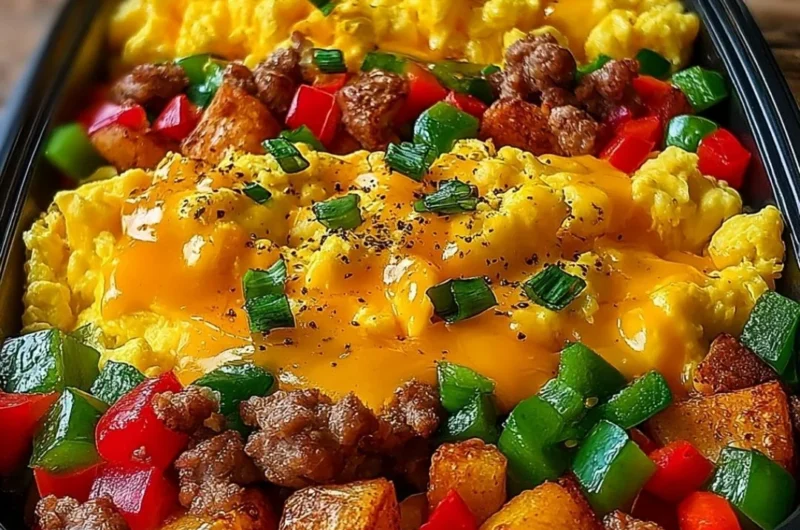 High protein freezer friendly breakfast bowls ready for a nutritious start.